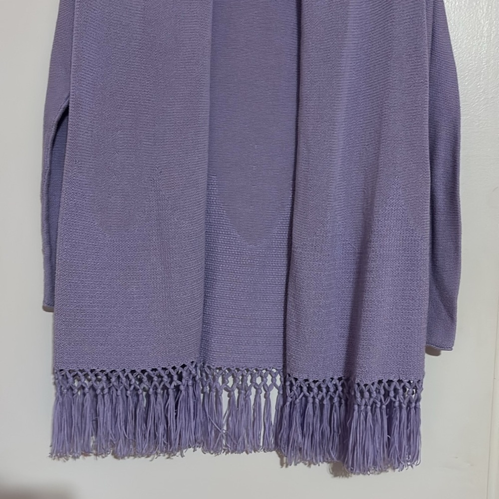 ✨FINAL HR TO BUY✨ Lilly Pulitzer Tatum Cardigan Lilac Verbana - Picture 3 of 13